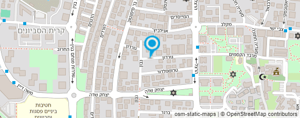 מפת הגעה אל בן עזרא חיים