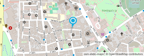 מפת הגעה אל ד"ר אליעזר ועקב גלסמן