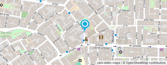 מפת הגעה אל אופטיקה הרצל מפת הגעה אל אופטיקה הרצל