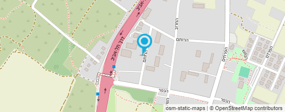 מפת הגעה אל קפה נטו-משרדי הנהלה