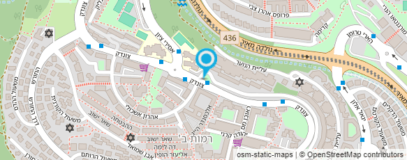 מפת הגעה אל מזר יונה  משרד הנדסי