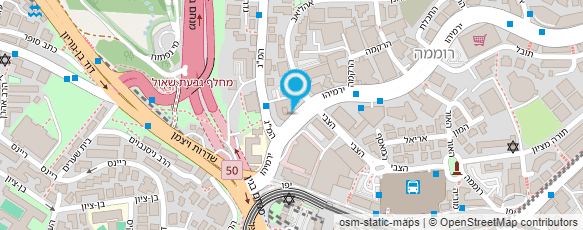 מפת הגעה אל הרבנות הראשית לישראל