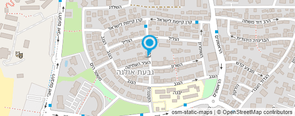 מפת הגעה אל גינון אבי עטיה מפת הגעה אל גינון אבי עטיה