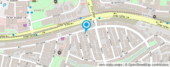 מפת הגעה אל סטודיו ללימוד תופים