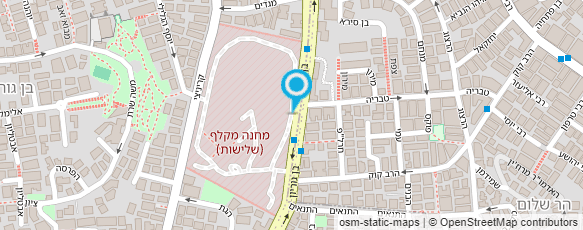 מפת הגעה אל מחלקת הפרישה בצה"ל מפת הגעה אל מחלקת הפרישה בצה"ל