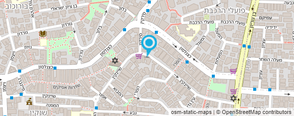 מפת הגעה אל ג.א. מוצרי מזון