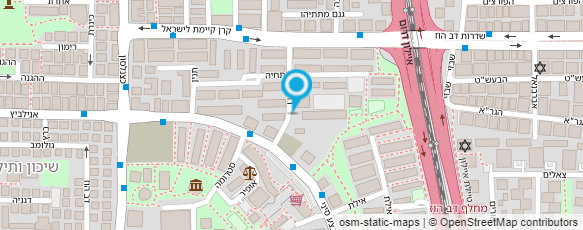 מפת הגעה אל מכללת בת-ים האוניברסיטה הפתוחה