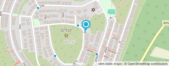 מפת הגעה אל המכון של יעל