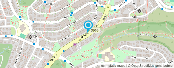 מפת הגעה אל מספרת עודד מרדכי