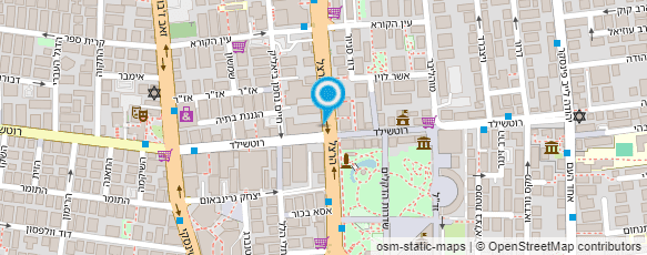 מפת הגעה אל חנות לגבר