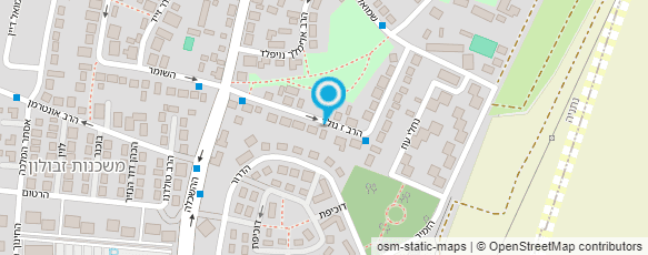 מפת הגעה אל גינות זוהר