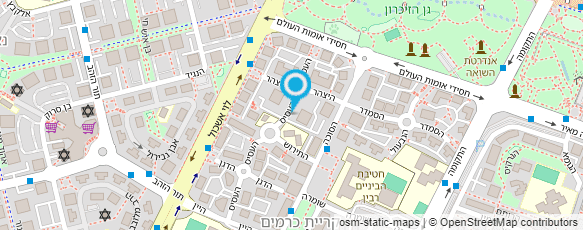 מפת הגעה אל אפרת מור - קוסמטיקאית