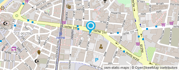 מפת הגעה אל מוסך יפו