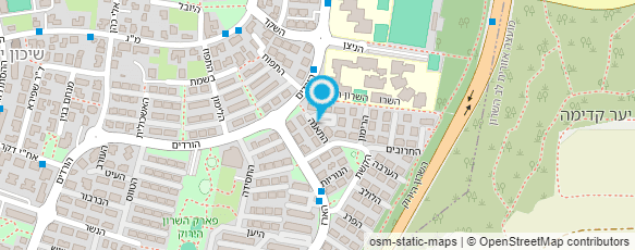 מפת הגעה אל ד"ר פרי תמר