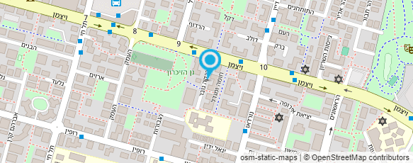 מפת הגעה אל האגודה לגרפולוגיה מדעית (ע.ר)