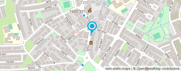 מפת הגעה אל בית הלורד מוזיאון וארכיון היסטורי גוש תל מונד