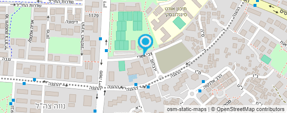 מפת הגעה אל המרכז לטניס בישראל