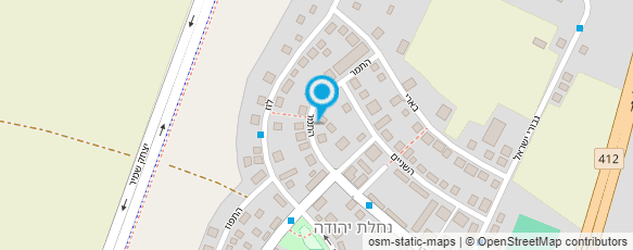 מפת הגעה אל מעון נעמ"ת - נחלת יהודה