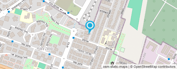 מפת הגעה אל מעון נעמ"ת - נווה חוף