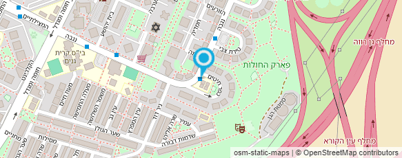 מפת הגעה אל מעון נעמ"ת - קרית גנים מפת הגעה אל מעון נעמ"ת - קרית גנים