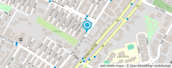 מפת הגעה אל ניסים ברכה רייקי מאסטר