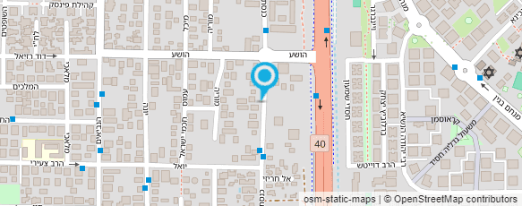 מפת הגעה אל אילנית אלה לב זהב לגיל הזהב