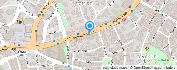 מפת הגעה אל אטמור שרות מרכז