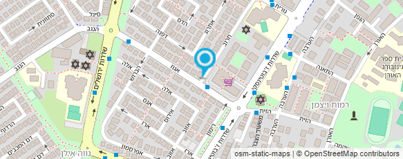 מפת הגעה אל סטודיו נועה