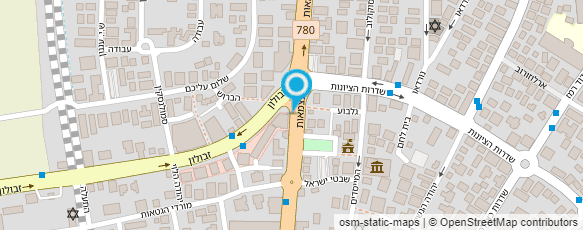 מפת הגעה אל מספרת פרדי