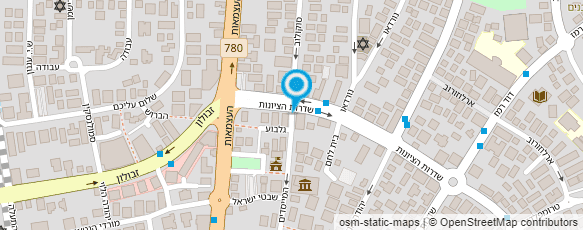 מפת הגעה אל בשעריך ירושלים