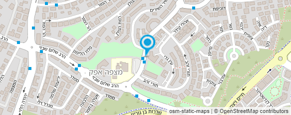 מפת הגעה אל פיף ותלתול - מספרה לכלבים וחתולים