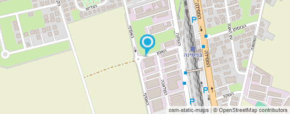 מפת הגעה אל ש.א.ח.ק בנימינה בע"מ