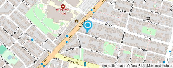 מפת הגעה אל ד"ר רוזנצוויג רמי