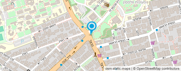 מפת הגעה אל נאות גנים תכנון וביצוע גנים