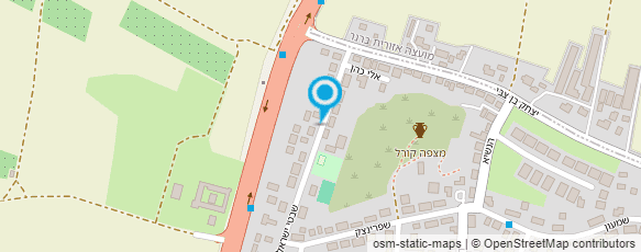 מפת הגעה אל י.מ עטר תחנת מעבר לפסולת