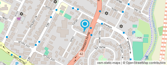 מפת הגעה אל גן עפרוני