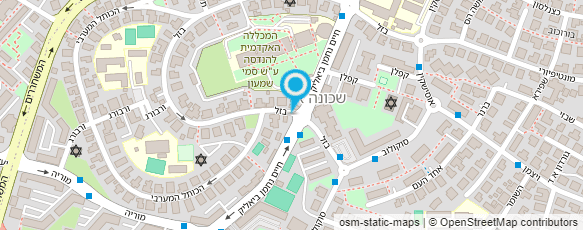 מפת הגעה אל ד"ר קלמפרר איתמר