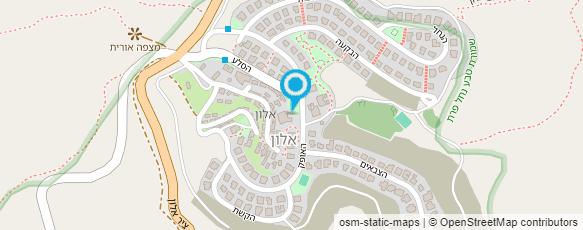 מפת הגעה אל "אלון"