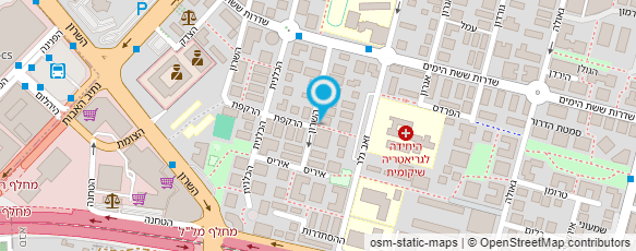 מפת הגעה אל גן יעל