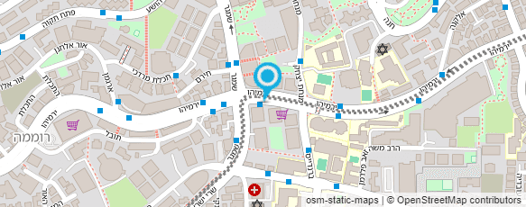 מפת הגעה אל מוניות רוממה