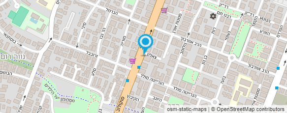 מפת הגעה אל ד"ר רון ישי מפת הגעה אל ד"ר רון ישי