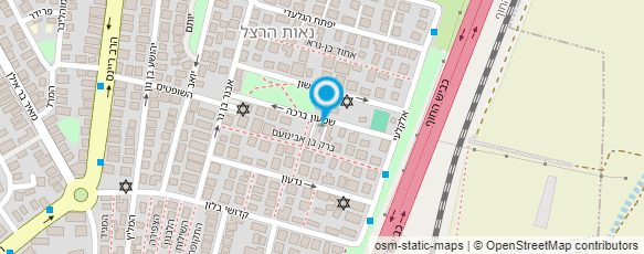 מפת הגעה אל נאות הרצל-מתנ"ס