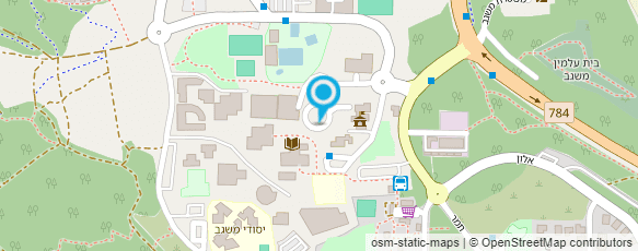 מפת הגעה אל מועצה איזורית משגב