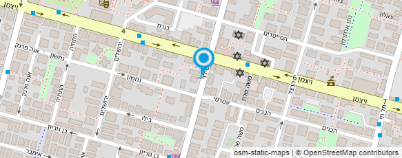 מפת הגעה אל גשר מעבדת שיניים