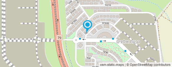 מפת הגעה אל רוני פדידה הובלות בע"מ