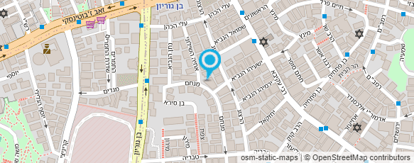 מפת הגעה אל מוסדות בית-אל - מסילת ישרים