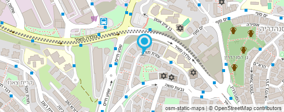 מפת הגעה אל רבינוביץ הרב שמואל