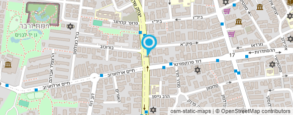 מפת הגעה אל גן חב"ד