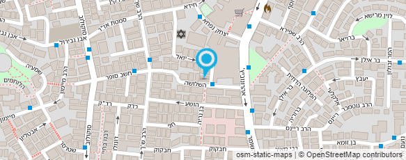 מפת הגעה אל גרינפלד הרב מרדכי צבי