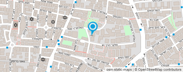 מפת הגעה אל דינר הרב אליעזר שליט"א